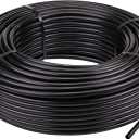 Raindrip 061050 5/8-Inch Drip Irrigation Supply Tubing, 500-Foot, Irrigation Drippers, Drip Emitters, Drip Irrigation Parts, and Drip Systems, made with Polyethylene, Black