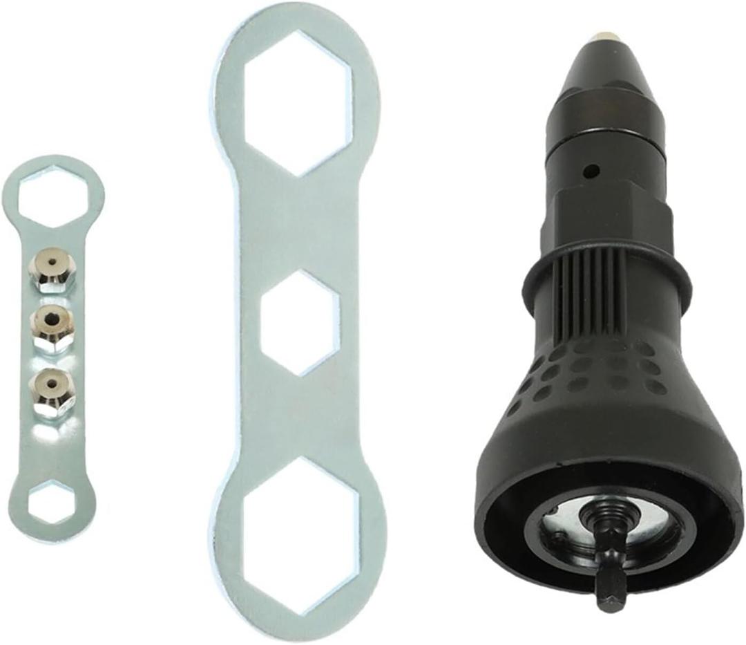 Electric Rivet Nut Gun Drill Adapter Riveter Nut Gun Adapter Cordless Riveting Drill Adaptor Insert Nut Tool