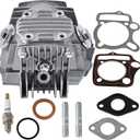 52.4mm Complete Cylinder Head Valves Assembly Replacement for 4 Stroke Chinese TaoTao Coolster ATV 110cc Pit Quad Dirt Bike Go Kart