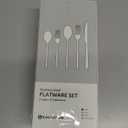 KINGSTONE Gold Silverware Set, 40-Piece Forged Flatware Set Cutlery Set Premium Stainless Steel, Service for 8, for Kitchen, Home, Wedding, Party, Mirror Polished Dishwasher Safe