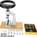 5700 Bench Watch Case Opener Wristwatch Tool Back Opener with 6 Dies For Rolex