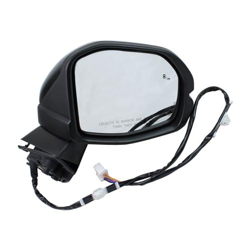 DriveFix Black Right Passenger Side Mirror with Heated Signal Blind Spot for Honda CR-V 2023 2024 2025
