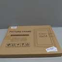 11x14 Picture Frame, USA-Sourced Walnut Wood Photo Frames with HD Tempered Glass, Handcrafted Rounded Corner 11 x 14 Wooden Frame Matted to 8x10 Photos, Gallery Wall Frames for Posters & Art Prints