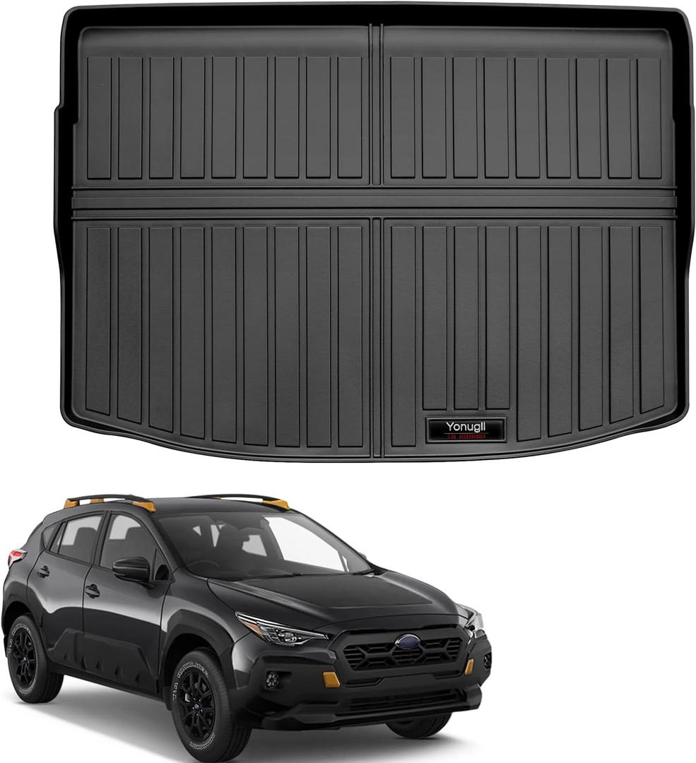 Custom for 2024 2025 2026 Subaru Crosstrek/Impreza Cargo Mats Trunk Liner All Weather TPE Protection Mat Accessories (for 2024-2026 Subaru Crosstrek/Impreza)