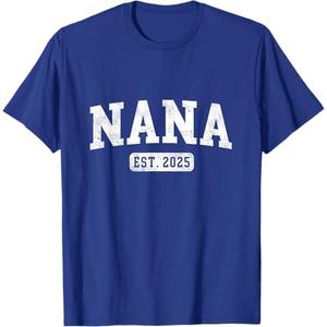 Nana Est 2025 Promoted To Nana Announcement T-Shirt Medium