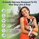 EcoBark Small Dog Harness - Luxury Soft Step in Reflective Ultra Padded Mesh Dog Harnesses for Toy Breed Dogs - Comfortable & Secure Body Halter Pet Vest (Small, Watermelon)