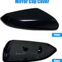 Priprilod Right Passenger Side Mirror Cap Cover Compatible With Honda Civic 2016 2017 2018 2019 2020 2021 Glossy Black #76201-TBA-A11ZF 76201-TBA-A21ZG