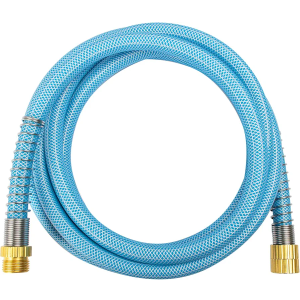 Fevone Garden Leader Hose 3 ft, All Weather Flexible, Heavy-Duty & Durable, Solid Brass Fittings, Leak-Free Connection