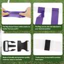Flag Football Belts, 14 Player White Flag Football Set with 42 Flags for Adult Youth Kids Training