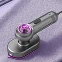 Travel Steamer for Clothes Handheld Garment Steamer Grey Pink