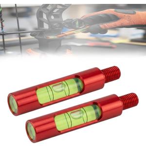 Berger Hole Bow Level Aluminum Bow Leveling Kit & Archery Tools Bow Accessories for Compound Bow Sight Rest & D-Loop Tuning, Lightweight Screw-in Design