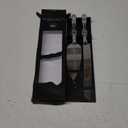 Adorox Cake Knife and Server Set Acrylic Stainless Steel Faux Crystal Handle Holiday Thanksgiving Christmas