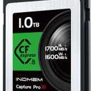 1TB CFexpress Type B Memory Card, Raw 8K Video Recording, up to 1700MB/ s Read, 1600MB/ s Write, Compatible with Nikon Z6/ Z7/ D6, Canon EOS-1DXMark III/ EOS-R5, Panasonic S1/ S1R, DJI Ronin 4D