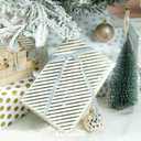 Dusty Blue Velvet Ribbon Christmas Bow 5 x 7 Inches Premade Blue Bows for Christmas Tree Hanging Decorations Gift Wrapping Wreaths Crafts Outdoor Indoor Home Decor Wedding, Pack of 24