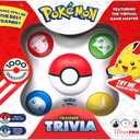 Pokemon Trainer Trivia Toy Featuring The Virtual Game Master 2 Modes Single & Multiplayer, Guessing Brain Game Pokemon Go Digital Travel Board Games