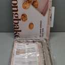 HONGBAKE Baking Sheet Pan Set of 3, Cookie Sheets for Oven, Nonstick Half/Quarter/Jelly Roll Pans with Diamond Texture Pattern, 0.8mm Thick Heavy Duty Cookie Tray, Champagne Gold