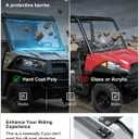 Kiwi Master Flip Up Windshield for 2015-2027 Polaris Ranger SP 570 600