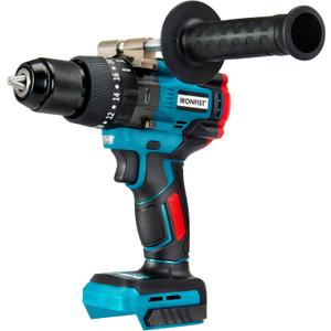 IRONFIST Cordless Drill for Makita 18V Batteries, 1/2 inch Metal Chuck Impact Drill/Driver, Brushless 150Nm MAX Torque, 2 Variable Speed 1250RPM for Professional (NO BATTERY)