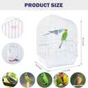 Small Bird Travel Cage - Lightweight Small Birds Starter Kit with Birdcages and Accessories Great for Parakeets Lovebirds Parrotlets Finches Canaries