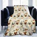 Chicken Blanket Hen Blanket Chicken Gifts Chicken Throw Blanket Rooster Stuffed Animal Blanket for Travelling Camping Soft Rooster Blanket Birthday Gifts for Women Men Kids 50x40 Inches