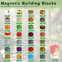 150PCS Magnetic Building Block Set for Kids - 3D Magnetic Tiles with Storage Box, BPA-Free ABS Plastic STEM Creative Construction Toys, Compatible with Major Brands, Educational Gift for Boys Girls 3+