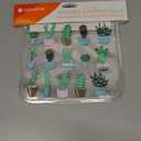 Full Circle Ziptuck Reusable Lunch Bag Set  1 Sandwich Bag and 1 Snack Bag - Multi-Use Leak-Free Food-Safe Storage Bags  BPA-Free, Cactus Party