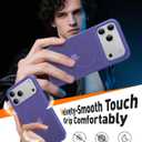 Magnetic for iPhone 17 Pro Case,[Anti-Slip][Compatible with MagSafe][Military Grade Drop Protection] Shockproof Protective Translucent Matte Phone Case for iPhone 17 Pro Case,Cobalt Blue