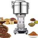 Grain Mill Grinder 750g High Speed Electric Stainless Steel Grinder Cereals Corn Flour Pulverizer Powder Machine for Dry Spice Herbs Grains Coffee Rice Pepper
