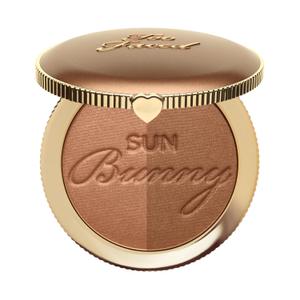 Too Faced Sun Bunny Bronzer | Buildable Highlighter + Bronzer Duo for Luminous Glow and SunKissed Finish, 0.28 Ounce
