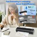 13 Inch Laminator Machine with 30 Laminating Sheets, A3 11-in-1 Hot & Cold Thermal Laminator for Teachers, 60S Fast Warm-Up, 450mm/min, Never-Jam Design Laminate Machine for Home, Office, School
