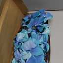 41.34" Orchid Artificial Flowers 6PCS Velvet Silk Fake Orchids Long Stem Artificial Flowers for Tall Vase for Home Wedding Decoration(Ocean Blue)