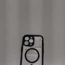 Miracase Magnetic for iPhone 15 Pro Max Case 6.7'' [Compatible with Magsafe] Full-Body Drop Proof Bumper Phone Case for iPhone 15 Pro Max with Built-in 9H Tempered Glass Screen Protector,Black