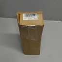 Gaussra Matte Brown Soap Dispenser with Coaster and Stickers, Stainless Steel and Glass Bottle Hand Pump Dispenser, Refillable Liquid Hand Soap Dispenser for Bathroom & Kitchen (11OZ / 320ML)