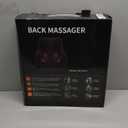 Neck and Back Massager for Pain Relief Deep Tissue with Heat, Shiatsu Shoulder Massager with Bi-Directional Rotating Head for Neck, Back, Shoulders, and Legs (Black)