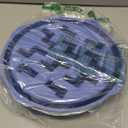 Outward Hound Fun Feeder Slo Bowl – Large 4‑Cup Capacity, Slow Feeding, Medium to Large Dogs, Non‑Slip, Blue, Notch Pattern