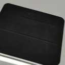 KENKE Hybrid Case for iPad Air 11 Inch M3 2025/M2 2024, iPad Air 5th/4th Generation 2022/2020 10.9 Inch with Pencil Holder, 2 in 1 Detachable Sliding Cover with Hard PC Clear Back Shell, Black