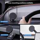 Magnetic Phone Mount for Tesla Model Y Juniper 2025 2026 Model 3 Highland 2024-2026 Accessories, 360 Rotation for MagSafe Phone Holder for iPhone Samsung