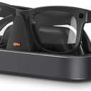 Charging Station for Meta Ray-Ban Glasses - Wayfarer, Skyler, Headliner & Oakley Meta HSTN Charger with LED Indicator, Space Gray