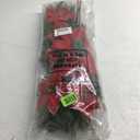 Hotop 6 Pcs Christmas Artificial Poinsettias Florals 19.6 Inch Large Christmas Poinsettia Decorations Red Green Christmas Flower Picks Stem for Christmas Tree Ornament Wreath DIY Xmas Party Decor