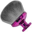 2 x Large Kabuki Body Brush, Self-Tanning Applicator, Suitable for Mixed Bronzing Sun Protection Body Cream, Dry and Wet Multi-Use, 90mm Big Brush Head, (Purple)