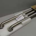 Safety Grab Bars for Toilet, 1.5" Diameter 3 Pack 18" 36" 42"