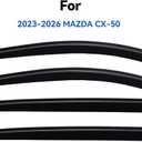 Window Visors Rain Guards for 2023 2024 2025 2026 Mazda CX-50, Out-Channel Window Vent Wind Deflectors Visors Shades for 23 24 25 26 Mazda CX50
