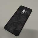 Cute Cool Star Phone Case for Samsung Galaxy S9 5.8", Aesthetic Coquette Black Pattern Print Design Case Soft Slim Shockproof TPU Protective Funda Cover for Women Girls