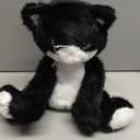 Heatable & Coolable Black and White Cat Stuffed Animal, Cat Heating Pad Microwavable for Soothing & Relaxation, Lavender Scented Tuxedo Cat Plush Toy for Stress Relief, Cat Toys for Kids