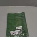 SLKQG Green Christmas Placemats Set of 4 - Wipe Clean Vinyl Placemats - Washable Heat Resistant PVC Placemats for Dining Table - 17x12 Inch (Green, 4)