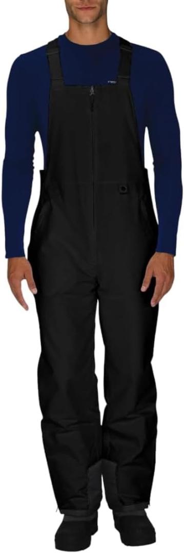 Arctix Men's Essential Insulated Bib Overalls (Medium/34" Inseam, Black)