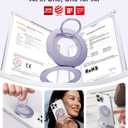 TORRAS 2025 Upgrade [Dual-Ring] Fit for MagSafe Phone Grip Ring Holder [Dual-Ring] Compatible with MagSafe Kickstand Magnetic for iPhone 17/16/15/14/13/12/11 Samsung, Google Accessories, Purple