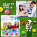 Libima Mini Golf Stress Ball Bulk Foam Practice Balls Stress Relief Sports Ball Training for Golf Birthday Party Favors Carnival Classroom Reward Indoor Outdoor