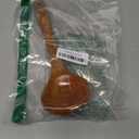 Wooden Ladle, 11" Long Handle Soup Ladle Spoon 3 fl oz Extra Large Kitchen Wooden Scoop Deep Teak Wood Spoon Utensil for Cooking Serving Cookware, Sustainable Natural Texture (Bigger and Deeper)