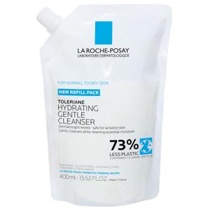 La Roche-Posay Toleriane Hydrating Gentle Face Cleanser, Hydrating Facial Cleanser With Niacinamide + Ceramides, Daily Face Wash For Dry Skin To Normal Skin, Sensitive Skin Tested, Fragrance Free (13.52 Fl Oz (Pack of 1))